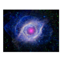 Helix Nebula NASA Purple Postcard
