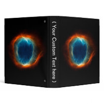 Helix Nebula Star Space Cloud Vinyl Binders