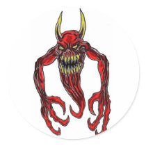 Hell Demon Art Sticker