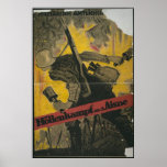 Hell Fight on the Aisne Print