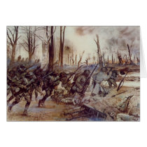 Hell Fighters from Harlem by H Charles McBarron Jr Card