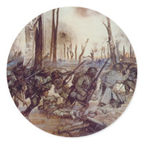 Hell Fighters from Harlem by H Charles McBarron Jr Stickers