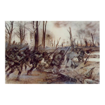 Hell Fighters From Harlem by H. Charles McBarron Poster