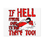 Hell Freezes Over Post Card