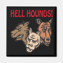 Hell Hounds Fridge Magnets