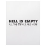 Hell is Empty Customized Letterhead
