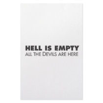 Hell is Empty stationery by stitchedINK Hell is Empty stationery