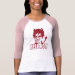 Ladies 3/4 Sleeve Raglan (Fitted)