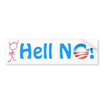 Hell, No 'Bamma! bumper stickers