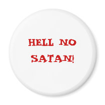 HELL NO SATAN! magnets by emma9082005 HELL NO SATAN! magnets