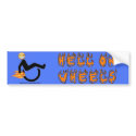 Hell On Wheels bumper stickers