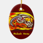 Hell On Wheels Oval Ornament