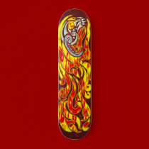 Hell On Wheels Skateboard by aazari Hell On Wheels Skateboard