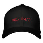 HELL RATZ EMBROIDERED BASEBALL CAPS