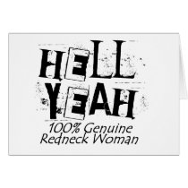 Hell Yeah Greeting Card
