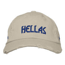 HELLAS Hat embroidered hats