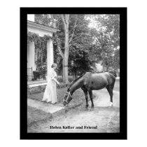 Hellen Keller VINTAGE POSTER PRINT by RanchLady Hellen Keller VINTAGE POSTER PRINT