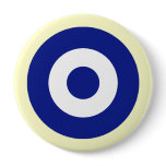 Hellenic Air Force Roundel, Greece Pinback Buttons