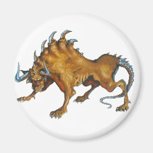 Hellhound Refrigerator Magnet