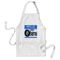 Hello 44th President Barack Obama aprons