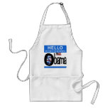 Hello 44th President Barack Obama Aprons