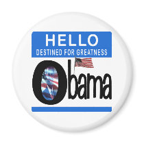 Hello 44th President Barack Obama magnets