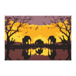 Hello Africa Premium Wrapped Canvas (Gloss) canvas prints