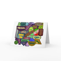 Hello! Around the World Card