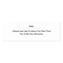 Hello Attractive Business Card Template