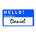 Hello Badge Name Badge Labels