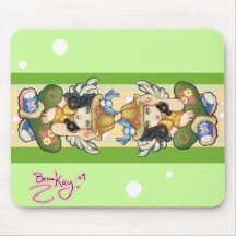 hello birdies mouse pad