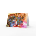 Hello Boxer Art greeting card
