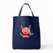 Hello Bunny Doodle Art Bag