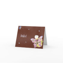 Hello Butterfly Card