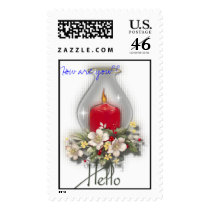 Hello Candle postage by herald51 Hello Candle postage