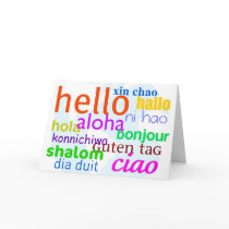 Hello Greeting Cards