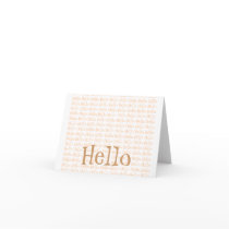 Hello cards