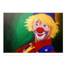 Hello Clown Post Cards