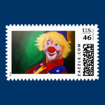 Hello Clown stamps
