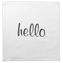 hello cocktail napkins
