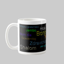 Hello - Coffee Cup, Beverage, Language mugs by LCWeber Hello - Coffee Cup, Beverage, Language mugs