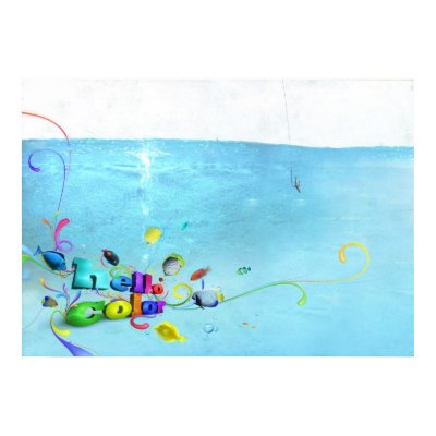Hello Color Poster by norrbcom