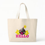 Hello cute smiling bomb bags