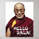 Hello Dalai poster posters