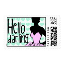hello darling postage by darcyucily hello darling postage