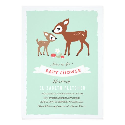 Hello Deer! Baby Shower Invite