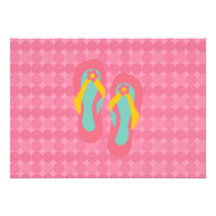 Hello Flip Flops Custom Invite