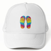 Hello Flip Flops Trucker Hat