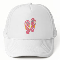 Hello Flip Flops Mesh Hats