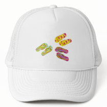 Hello Flip Flops Mesh Hats